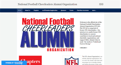 Desktop Screenshot of nationalfootballcheerleadersalumni.com